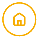 Icono de servicios de construcción residencial - Desarrollo de viviendas unifamiliares y proyectos habitacionales